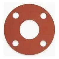 red rubber full face flange gasket