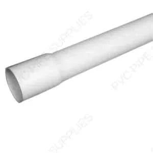 white pvc pipe bell end