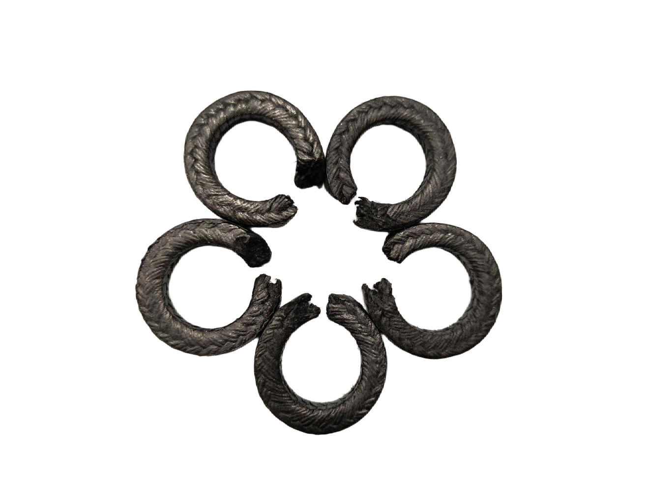5 pieces black pump packing for pto pumps