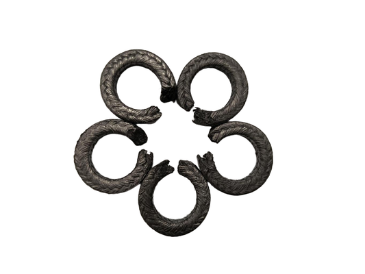 5 pieces black pump packing for pto pumps