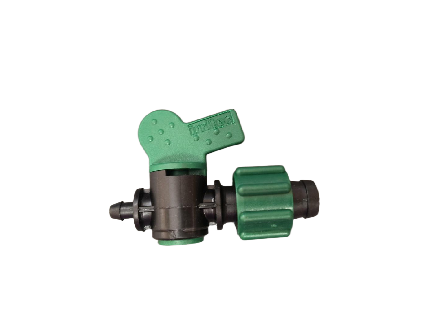 black and green 250 barb X valve X 5/8" drip tape for drip irrigation