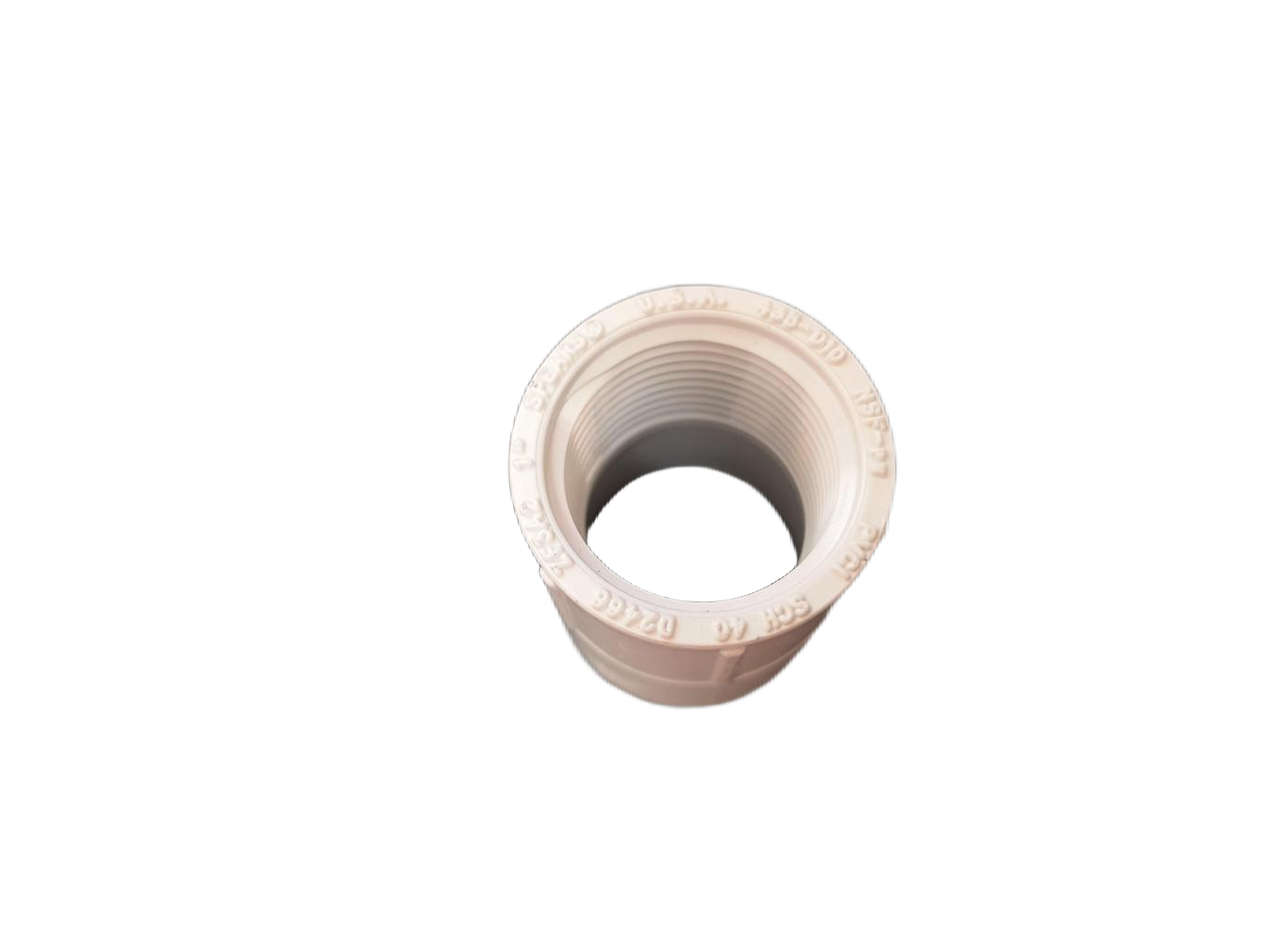 pvc schedule 40 white female adapter by spears manufacturing for irrigation and plumbing