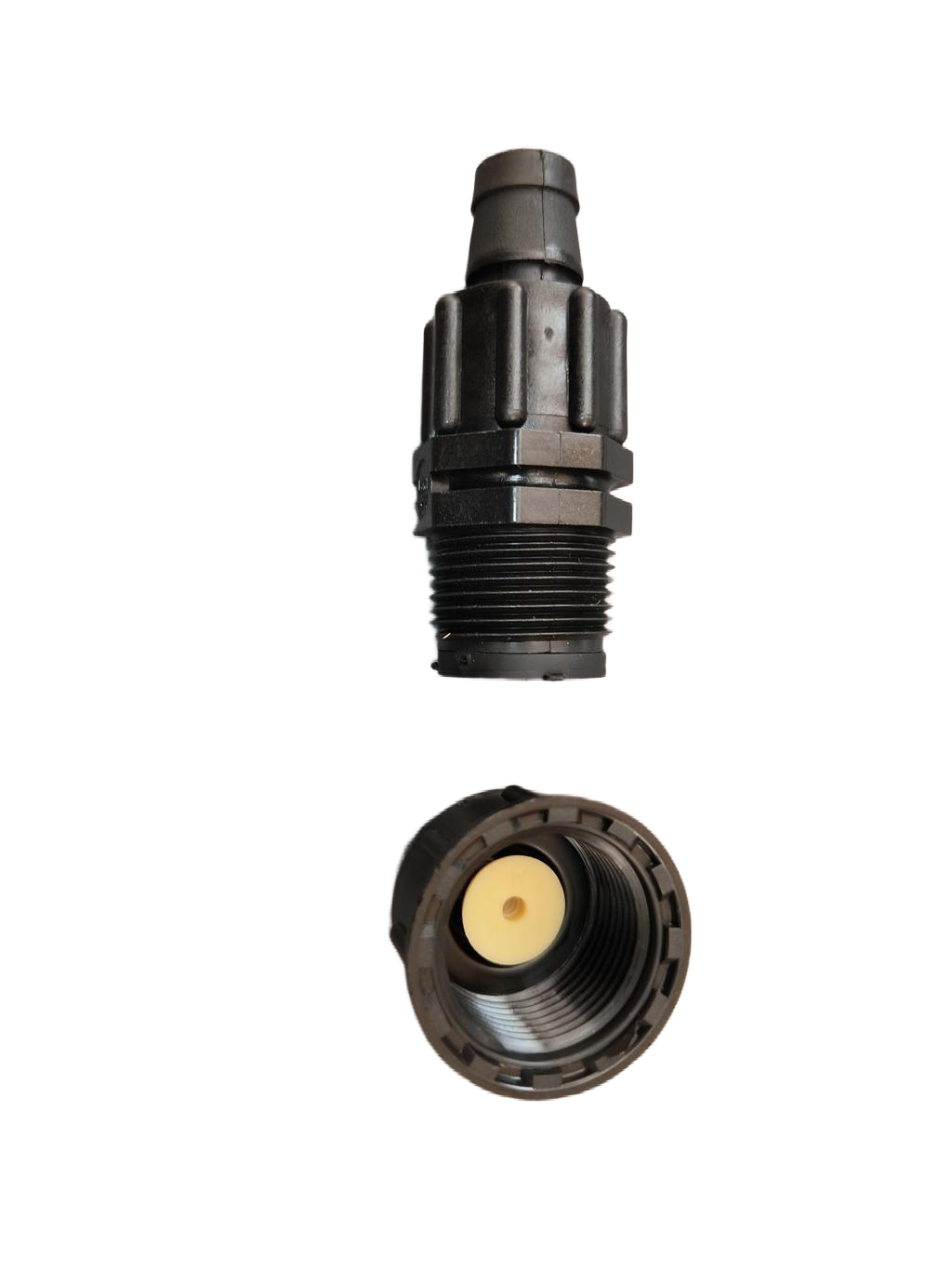 irritec perma-loc 5/8 inch tape X 3/4 inch npt X low flow auto flush valve for drip irrigation
