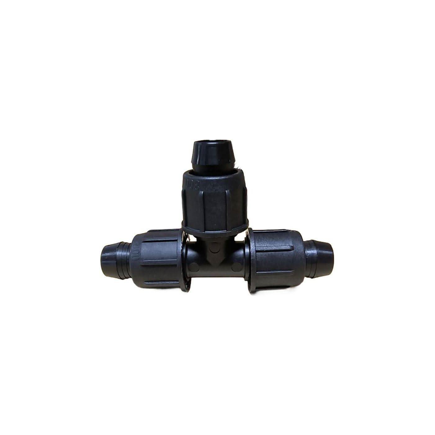 series 800 perma-loc tee for poly tubing for irrigation