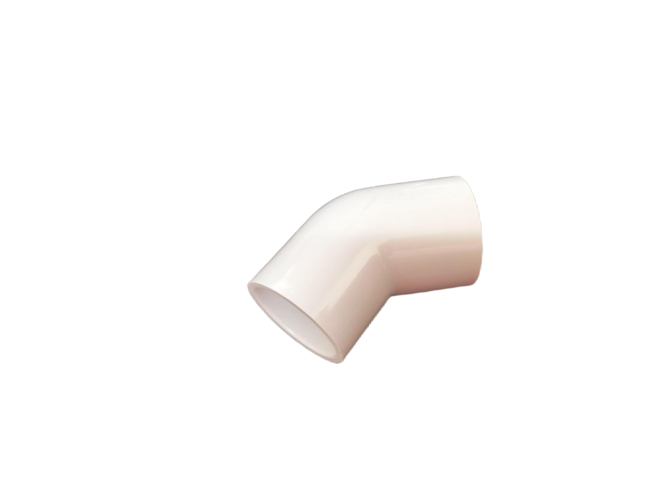 pvc schedule 40 white 45 degree elbow by spears manufacturing for irrigation and plumbing