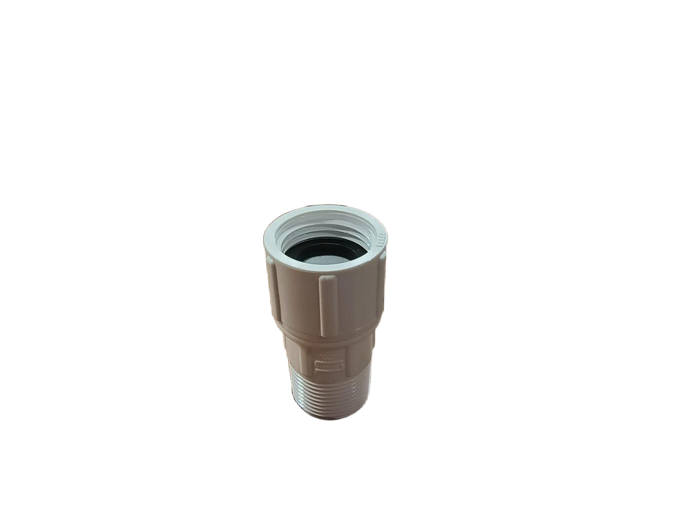 spears manufacturing white schedule 40 pvc hose swivel adapter 3/4 inch fht X 3/4 inch mpt