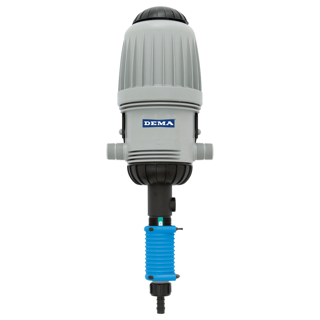 gray fertilizer injector