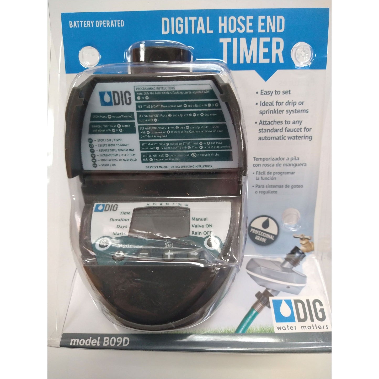 digital hose end timer for irrigation
