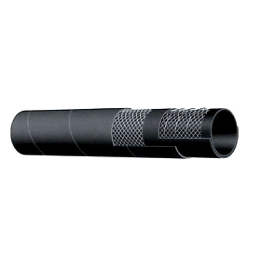 black rubber wire reinforced suction hose