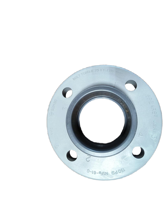 Van Stone Flange - Socket - Sch 80 Gray - PVC