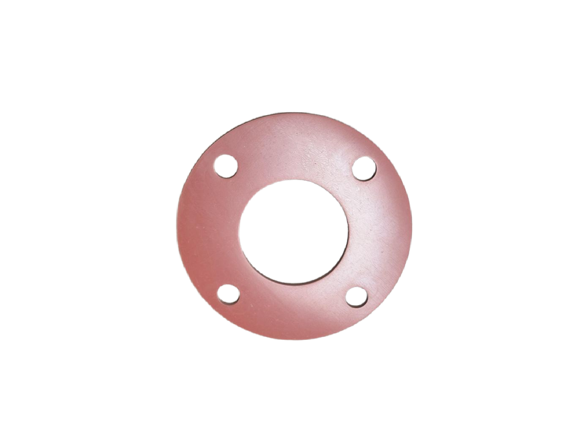full face flange rubber gasket with 4 bolt holes