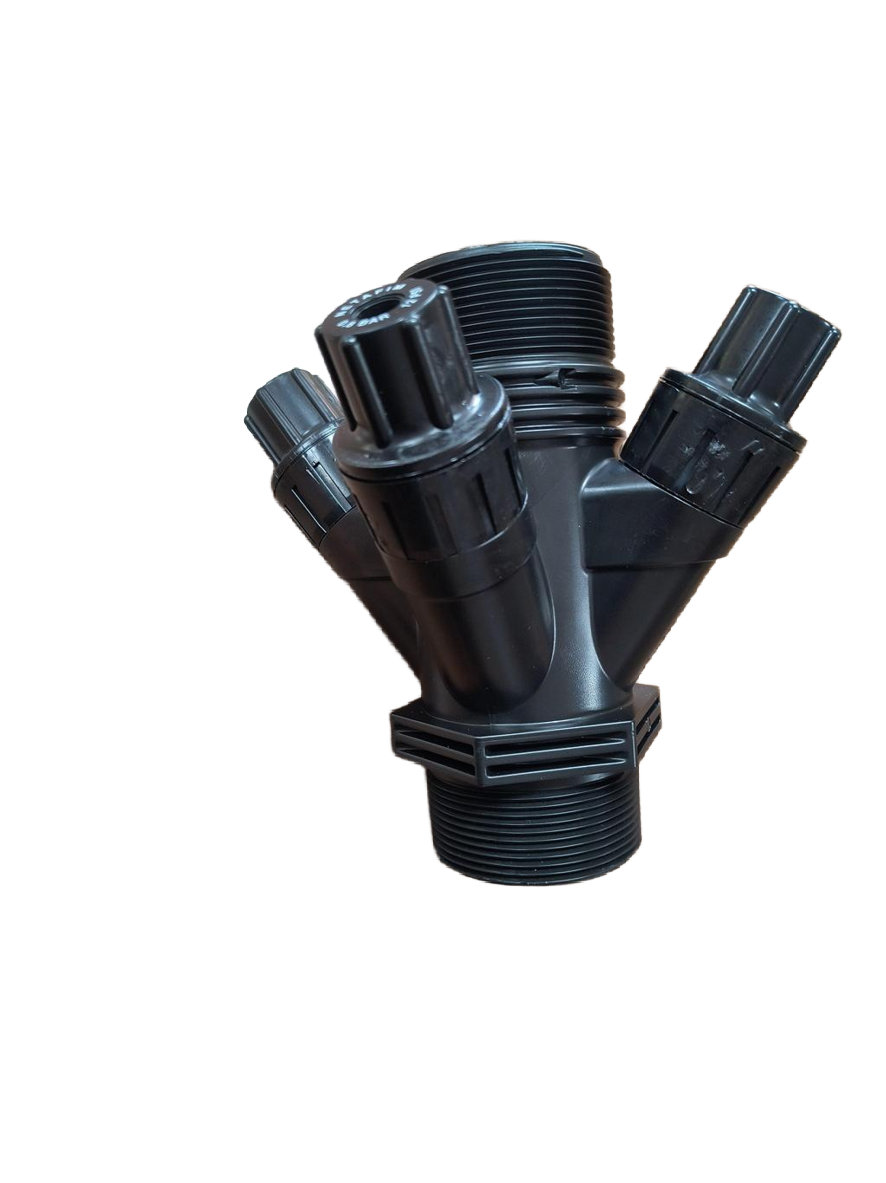 NETAFIM 2 INCH BLACK PLASTIC 4 SPRING 12 PSI PRESSURE REGULATOR