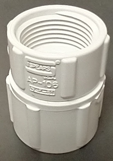 white pvc adapter