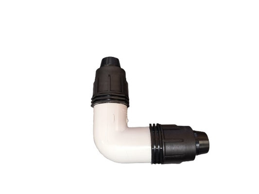 irritec series 1000 perma-loc 90 degree elbow for polyethylene tubing for drip irrigation system