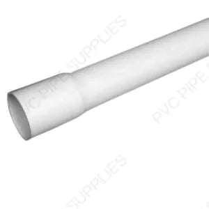 white plastic pipe