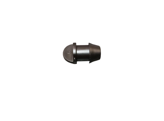 black mp 400 barb goof plug for irrigation poly and layflat oval tubing