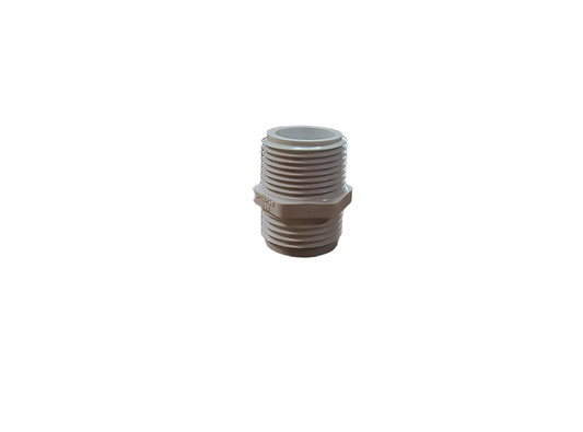 spears manufacturing transition nipple adapter 3/4 inch mipt X 3/4 inch mht white schedule 40