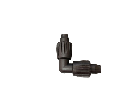 black jain landscaping 55 series power-loc elbow by rivulis for polyethylene tubing for irrigation