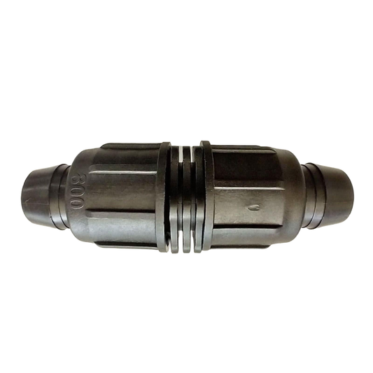 black irritec polyethylene tubing fitting series 800 