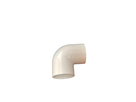 pvc schedule 40 white 90 degree elbow by spears manufacturing for irrigation and plumbing