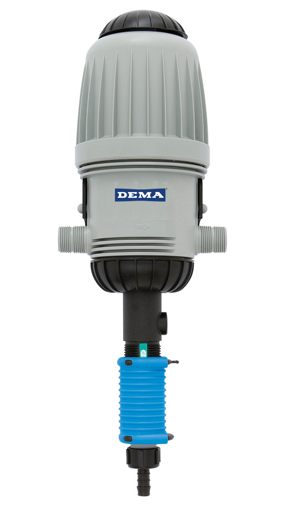 a water pump with the word dema on it