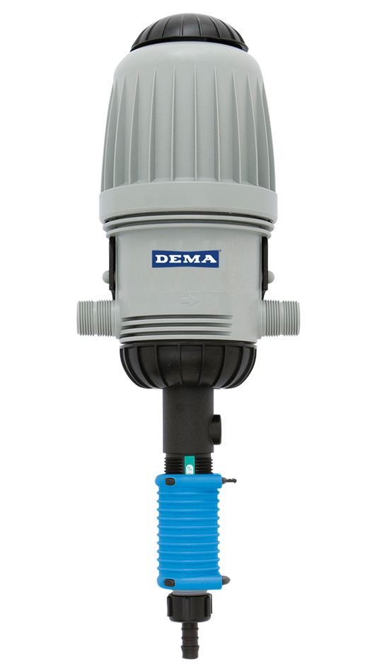 a water pump with the word dema on it